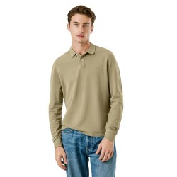 мъжки,блузи,с,яка,pepe,jeans,new,oliver,gd,long,sleeve,polo,green,(military,green)