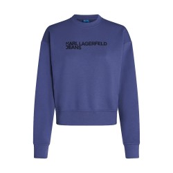 блуза,дамски,блузи,karl,lagerfeld,a1w20005,regular,essential,logo,sweatshirt,blue,(skipper,blue)