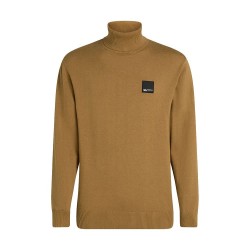 блуза,мъжки,пуловери,karl,lagerfeld,a3m18001,regular,high,neck,sweater,brown,(chipmunk)