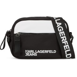 чанти,за,през,рамо,karl,lagerfeld,a3m30239,essential,b,w,crossbody,black,(white,black)