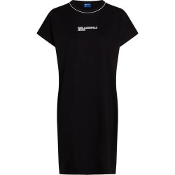 рокля,дамски,поли,и,рокли,karl,lagerfeld,a3w13044,drapey,short,sleeve,short,dress,black,(black)