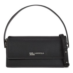 всички,чанти,karl,lagerfeld,jeans,a3w30010,metal,logo,top,handle,crossbody,black,(black)