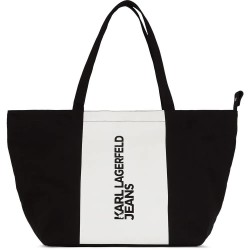 пазарска,чанта,всички,чанти,karl,lagerfeld,jeans,a3w50067,color,block,ns,shopper,bag,black,(black,white)