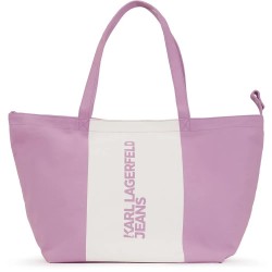 пазарска,чанта,всички,чанти,karl,lagerfeld,a3w50067,color,block,ns,shopper,bag,purple,(lavendula,white)