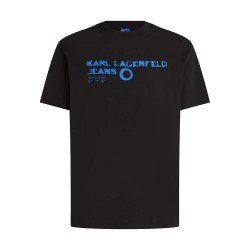 тениска,мъжки,тениски,дамски,тениски,karl,lagerfeld,a4m17022,regular,eclipse,logo,short,sleeve,t,shirt,black,(black)