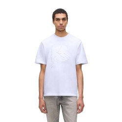 тениска,мъжки,тениски,дамски,тениски,karl,lagerfeld,a4m17033,regular,embossed,logo,short,sleeve,t,shirt,white,(white)