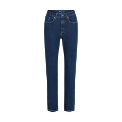 Дънки Karl lagerfeld jeans A4W10030 Straight Fit high waist jeans - Blue (Dark Blue) дънки,мъжки,панталони,дамски,панталони,karl,lagerfeld,jeans,a4w10030,straight,fit,high,waist,jeans,blue,(dark,blue)