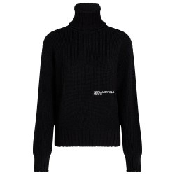 блуза,дамски,пуловери,дамски,плетени,дрехи,karl,lagerfeld,a4w18020,high,neck,sweater,black,(black)
