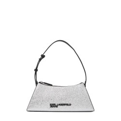 Чанта за през рамо Karl lagerfeld A4W30173 Metal Logo Small shoulder bag - Grey (Silver) чанта,за,през,рамо,всички,чанти,karl,lagerfeld,a4w30173,metal,logo,small,shoulder,bag,grey,(silver)