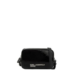 Чанта за през рамо Karl lagerfeld A4W30176 Metal Logo shoulder bag - Black (Black) чанта,за,през,рамо,всички,чанти,karl,lagerfeld,a4w30176,metal,logo,shoulder,bag,black,(black)