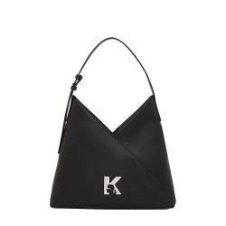 чанта,всички,чанти,karl,lagerfeld,a4w30247,geo,leather,small,tote,bag,black,(black)