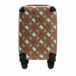 куфари,guess,eliette,30l,trolley,bag,brown,(latte,logo,ginger)