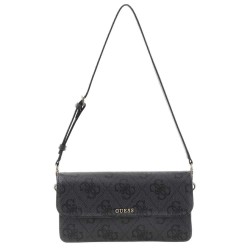 чанта,за,през,рамо,всички,чанти,guess,sadie,flap,shoulder,bag,black,(coal,logo)