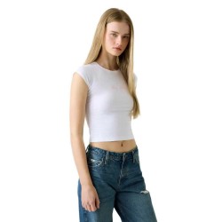 Бебешка тениска Guess jeans Star Baby short sleeve T-shirt - White (Pure White) бебешка,тениска,мъжки,тениски,дамски,тениски,guess,jeans,star,baby,short,sleeve,t,shirt,white,(pure,white)