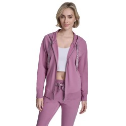 Блуза DKNY DP6J9510 full zip sweatshirt - Purple (Dusty Orchid) блуза,дамски,блузи,dkny,dp6j9510,full,zip,sweatshirt,purple,(dusty,orchid)