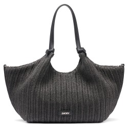 чанта,всички,чанти,dkny,paula,mid,tote,bag,grey,(black,silver)
