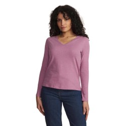 Тениска Tbs Adinalon long sleeve T-shirt - Purple (Pivoine Red) тениска,мъжки,тениски,дамски,тениски,tbs,adinalon,long,sleeve,t,shirt,purple,(pivoine,red)