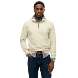блуза,мъжки,пуловери,superdry,classic,essential,half,zip,sweater,beige,(silver,birch)