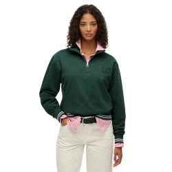 блуза,дамски,пуловери,дамски,плетени,дрехи,superdry,country,club,embossed,half,zip,sweater,green,(enamel,green)