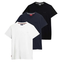 тениска,мъжки,тениски,дамски,тениски,superdry,essential,logo,embroidered,short,sleeve,t,shirt,3,units,multicolor,(black,white,navy)