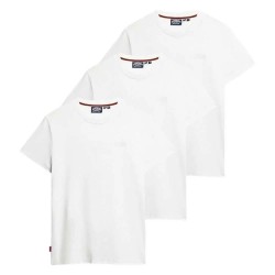 тениска,мъжки,тениски,дамски,тениски,superdry,essential,logo,embroidered,short,sleeve,t,shirt,3,units,white,(optic,optic,optic)