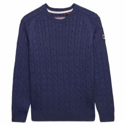 блуза,дамски,пуловери,дамски,плетени,дрехи,superdry,slouchy,cable,sweater,blue,(soft,navy)