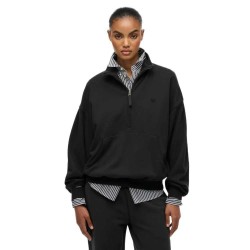Блуза Superdry Studios half zip sweater - Black (Washed Black) блуза,дамски,пуловери,дамски,плетени,дрехи,superdry,studios,half,zip,sweater,black,(washed,black)
