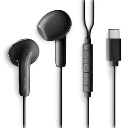 слушалки,слушалки,ngs,crossglideblack,con,micrófono,usb,tipo,c,earphones,black,(black)