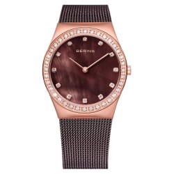 Часовник Bering 12430-262 5ATM 30mm watch - Pink (Brown / Sapphire) часовник,часовници,bering,12430,262,5atm,30mm,watch,pink,(brown,sapphire)