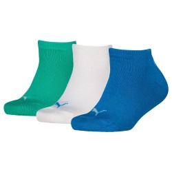 чорапи,детски,чорапи,puma,plain,sneaker,socks,3,pairs,multicolor,(racing,blue,white,green)