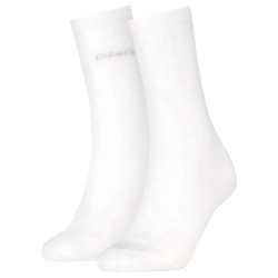 чорапи,дамски,чорапи,calvin,klein,701237676,socks,2,pairs,white,(white)