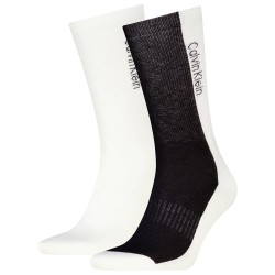 чорапи,мъжки,чорапи,calvin,klein,701237879,crew,socks,2,pairs,white,black,(black,white)