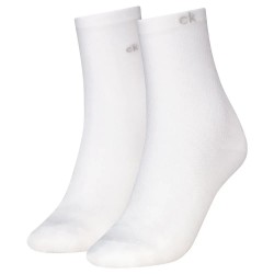 Чорапи Calvin klein 701238805 short socks 2 pairs - White (White) чорапи,дамски,чорапи,calvin,klein,701238805,short,socks,2,pairs,white,(white)
