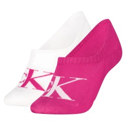 чорапи,дамски,чорапи,calvin,klein,jeans,701228817,no,show,socks,2,pairs,white,pink,(fuchsia)