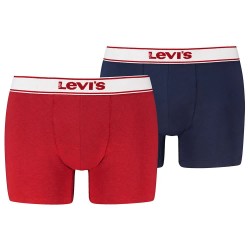 Боксерки Levi´s ® 701238003 boxers 2 units - Red / Blue (Red / Navy) боксерки,мъжко,бельо,levi´s,®,701238003,boxers,2,units,red,blue,(red,navy)