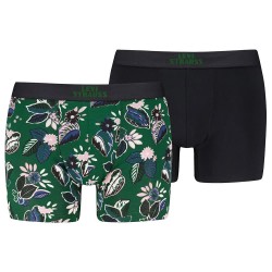 Боксерки Levi´s ® 701238424 boxers 2 units - Green / Black (Green / Black) боксерки,мъжко,бельо,levi´s,®,701238424,boxers,2,units,green,black,(green,black)