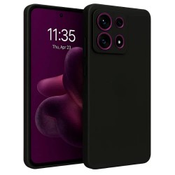 Crococase Motorola Edge 60 Pro phone case - Black (Black) други,аксесоари,crococase,motorola,edge,60,pro,phone,case,black,(black)