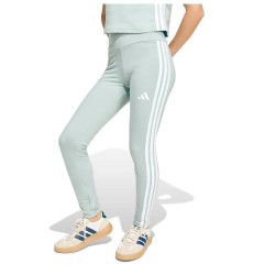 Клин Adidas Essentials 3 Stripes leggings - Grey (Wonder Sage / White) клин,дамски,клинове,дамски,чорапогащи,и,клинове,adidas,essentials,3,stripes,leggings,grey,(wonder,sage,white)