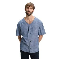 риза,с,къс,ръкав,дамски,ризи,мъжки,ризи,lee,baseball,short,sleeve,shirt,blue,(light,wash,chambray)
