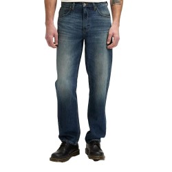 дънки,мъжки,панталони,дамски,панталони,lee,haden,relaxed,fit,jeans,blue,(carlo)