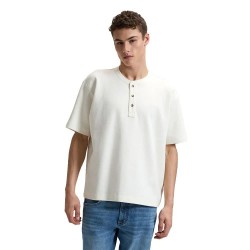 тениска,мъжки,тениски,дамски,тениски,lee,henley,short,sleeve,t,shirt,white,(natural)