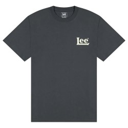 Тениска Lee Santa Monica short sleeve T-shirt - Grey (Washed Black) тениска,мъжки,тениски,дамски,тениски,lee,santa,monica,short,sleeve,t,shirt,grey,(washed,black)