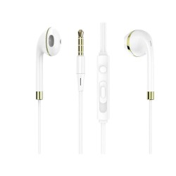 слушалки,слушалки,techancy,td8023,earphones,white,(white,gold)