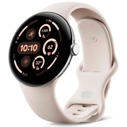 часовник,часовници,google,pixel,watch,3,4g,lte,smartwatch,silver,(silver,porcelain)
