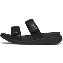 сандали,дамски,сандали,и,чехли,fitflop,f,mode,go,adjustable,flatform,sandals,black,(all,black)