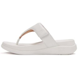 Сандали Fitflop F Mode Go Adjustable Flatform Toe Post sandals - White (Urban White) сандали,дамски,сандали,и,чехли,fitflop,f,mode,go,adjustable,flatform,toe,post,sandals,white,(urban,white)
