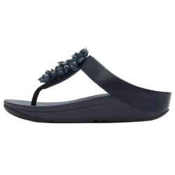 Сандали Fitflop Fino Bead Cluster Toe Post sandals - Blue (Midnight Navy) сандали,дамски,сандали,и,чехли,fitflop,fino,bead,cluster,toe,post,sandals,blue,(midnight,navy)