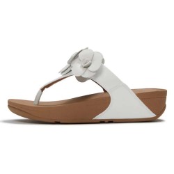 сандали,дамски,сандали,и,чехли,fitflop,lulu,flower,toe,post,sandals,brown,white,(urban,white)