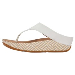 Сандали Fitflop Lulu Lux Graphic Weave Toe Post sandals - White (Urban White) сандали,дамски,сандали,и,чехли,fitflop,lulu,lux,graphic,weave,toe,post,sandals,white,(urban,white)