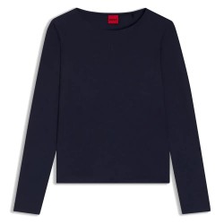 дамски,блузи,hugo,dasiia,10272999,blouse,blue,(navy)